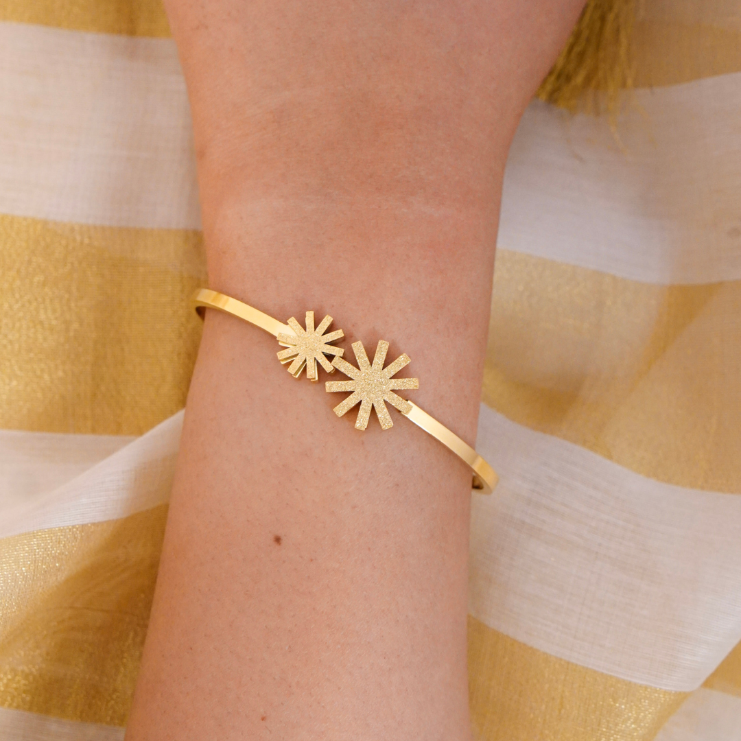 Golden Starburst Bangle