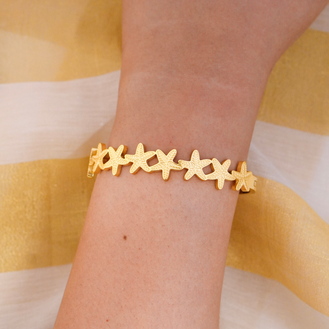 Golden Star Charm Bracelet