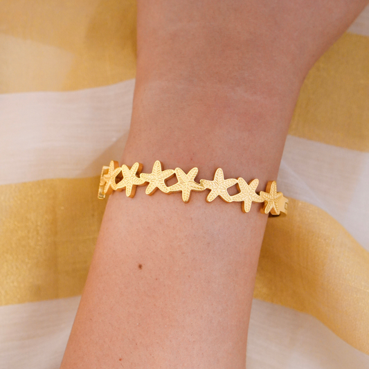 Golden Star Charm Bracelet